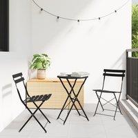 Berkfield Home Outdoor Chairs Anthracite Metal Standard Foldable