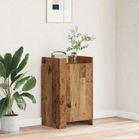 Berkfield Home Sideboard Old Wood 45x35x75 cm Engineered Wood in Brown | Size: 45 x 35 x 75 cm