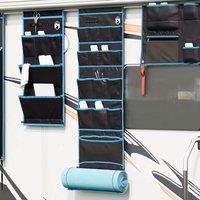 Berkfield Home Storage bag with Storage Black, Blue 125 x 48 cm Oxford in Grey