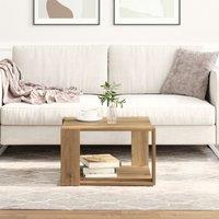 Berkfield Home Coffee Table Artisan Oak 51, 5x51, 5x30 cm Engineered Wood in Brown