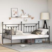 Berkfield Home Daybed Frame Black 90x190 cm Steel