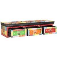 Berkfield Home Wall-mounted TV Cabinet 100x30x24 cm Solid Wood Rough Mango | Size: 100 x 30 x 24 cm