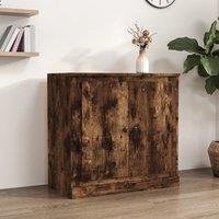 Berkfield Home Sideboard Smoked Oak 70x35.5x67.5 cm Engineered Wood in Brown