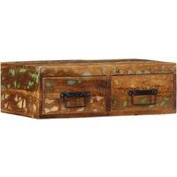 Berkfield Home Wall-mounted TV Cabinet 60x30x19 cm Solid Wood Reclaimed | Size: 60 x 30 x 19 cm