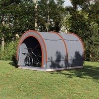 Berkfield Home Tent with Roof with Storage with Air Vent Grey & Orange