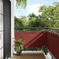 Berkfield Home Balcony Screen Terracotta 75x800 cm 100% Polyester Oxford