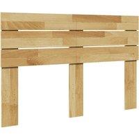 Berkfield Home Headboard 120 cm Solid Wood Oak in Brown