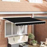 Berkfield Home Awning Replacement Fabric for 3x2.5 m Frame Black