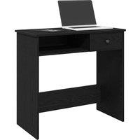 Berkfield Home Desk Black 80x40x75 cm Engineered Wood | Size: 80 x 40 x 75 cm