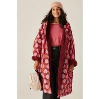 Regatta Orla Girls Changing Robe in Red | Size: 5-9 Years