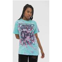 Black Sabbath World Tour 78 Tie Dye T-Shirt in Green | Size: 2XL