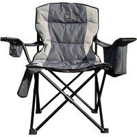 Olpro Henwick Padded Folding Camp Chair Grey & Charcoal