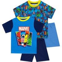 Marvel Comics Boy's 2 Pack Short Pyjamas | 3 TO 4 YEARS | Size: 4-5 Years