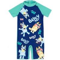 Bluey Boy's 1 Piece Surf Suit | Blue | Official Merch | Size: 3-4 Years