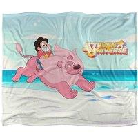 Cartoon Network Steven Universe & Lion Silky Touch Super Soft Throw Blanket 152 X 127 cm in White