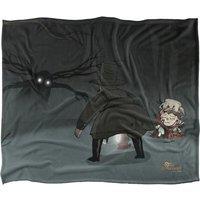 Cartoon Network Over The Garden Wall Beast Vs Woodsman Silky Touch Super Soft Throw Blanket 152 X 127 cm in White