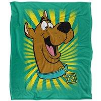 Scooby-Doo! Scooby-Doo Burst Logo Silky Touch Super Soft Throw Blanket 152 X 127 cm in White