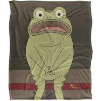 Cartoon Network Over The Garden Wall Greg'S Frog Is Naked Silky Touch Super Soft Throw Blanket 152 X 127 cm in White