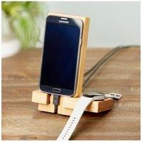 MijMoj Design Samsung Galaxy Watch & Phone Stand in Light Oak