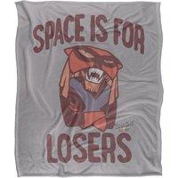 Cartoon Network Space Ghost The Pirate Silky Touch Super Soft Throw Blanket 152 X 127 cm in White
