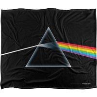 Pink Floyd Dark Side The Moon Silky Touch Super Soft Throw Blanket 152 X 127 cm in White