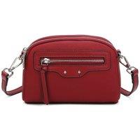 Leather Village Women's Nivora Real Leather Crossbody Bag in Red