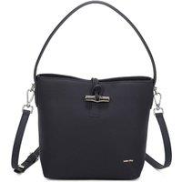 Leather Village Women's Strada Real Leather Tote Bag in Navy