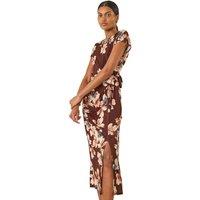 Floral Twist Stretch Dress