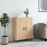 Berkfield Home Sideboard Sonoma Oak 69.5x34x90 cm Engineered Wood in Brown