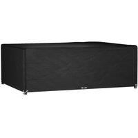 Berkfield Home Garden Furniture Cover 12 Eyelets 270x180x90 cm Rrectangular in Black | Size: 270 x 180 x 90 cm