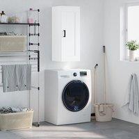 Berkfield Home Wall Mounted Cabinet White 34.5x34x90 cm Engineered Wood