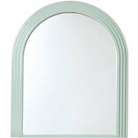 Melody Maison Large Green Arched Wall Mirror - 90cm X 75cm | Size: 90 cm X 75 cm