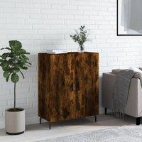 Berkfield Home Sideboard Smoked Oak 69.5x34x90 cm Engineered Wood in Brown