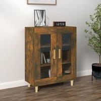 Berkfield Home Sideboard Smoked Oak 69.5x34x90 cm Engineered Wood in Brown