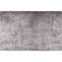 Berkfield Home Rug Washable 80x150 cm Grey Anti Slip | Size: 100 cm diameter