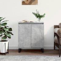 Berkfield Home Sideboard Concrete Grey 60x35x70 cm Engineered Wood | Size: 60 x 35 x 70 cm