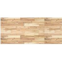 Berkfield Home Desk Top Untreated 120x60x2 cm Solid Wood Acacia in Brown | Size: 120 x 60 x 2 cm