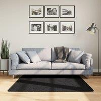 Berkfield Home Rug OVIEDO Short Pile Black 120x120 cm | Size: Medium