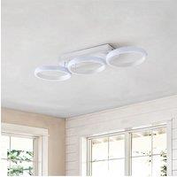 Modern LED Three-Ring Ceiling Light