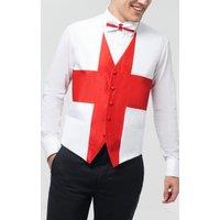 Dobell Men's St George Waistcoat in White | Size: XL