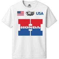 Honda USA Team Men's T-Shirt in White | Size: XL