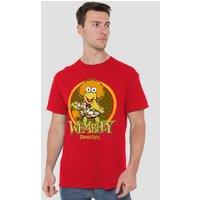 Jim Henson Fraggle Rock Wembley Circle T-Shirt, Red | Size: Medium