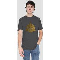 Star Trek Discovery Discovery Triquentra T-Shirt, Charcoal | Size: 2XL