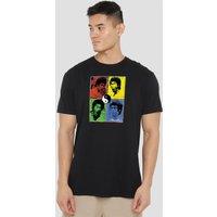 Bruce Lee Enter Color Block T-Shirt, Black | Size: Large