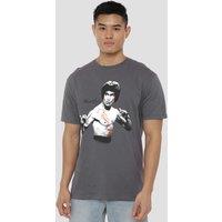 Bruce Lee Final Confrontation T-Shirt, Charcoal | Size: Small