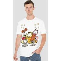 Garfield Friends Are Best T-Shirt, White | Size: Large