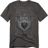 Bon Jovi Keep The Faith T-Shirt, Charcoal | Size: 2XL