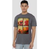 Sesame Street Photo Booth Elmo T-Shirt, Charcoal | Size: 3XL