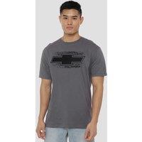 Chevrolet Bowtie Burnout T-Shirt, Charcoal | Size: 2XL