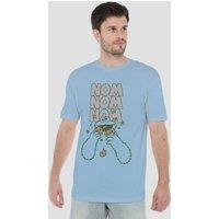 Sesame Street Nom Nom T-Shirt, Light Blue | Size: 3XL